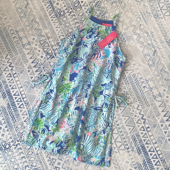 Lilly Pulitzer 💎NWT💎 Coastal Blue Dress/Romper - Picture 9 of 9